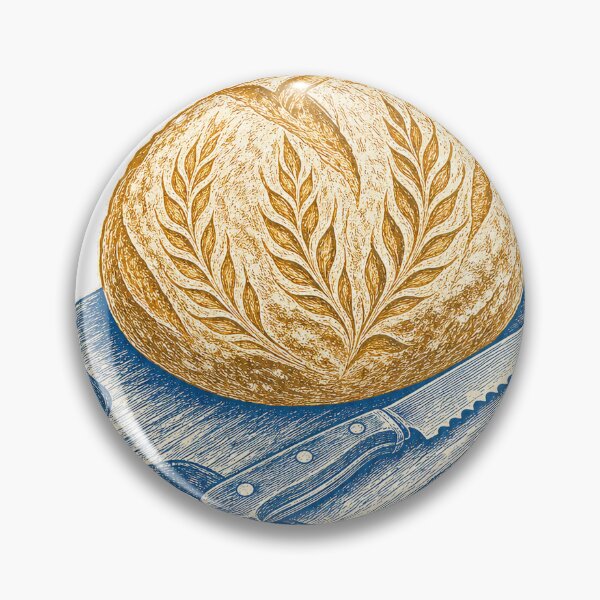 Item preview, Crust and Crumb Vintage Sourdough Bread Woodcut T-Shirt Design designed and sold by KIDEnia.