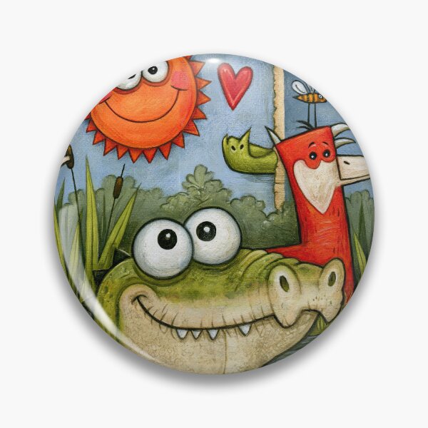 Item preview, Friendly Fox and Alligator Forest Tale designed and sold by Piotrek0001.