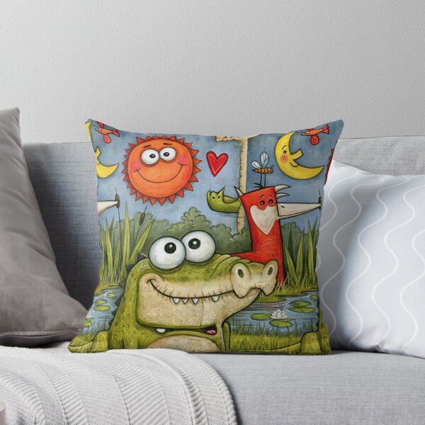 Item preview, Friendly Fox and Alligator Forest Tale designed and sold by Piotrek0001.
