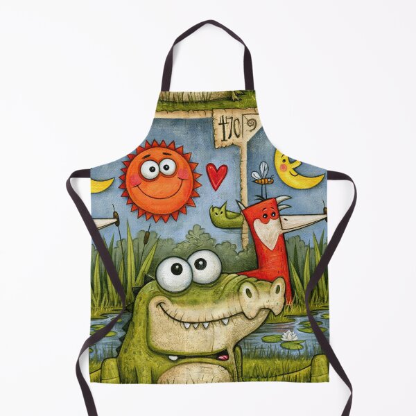 Item preview, Friendly Fox and Alligator Forest Tale designed and sold by Piotrek0001.