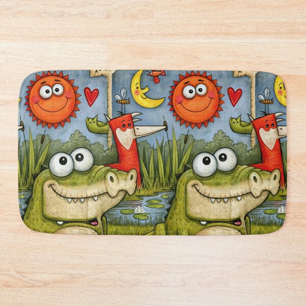 Item preview, Friendly Fox and Alligator Forest Tale designed and sold by Piotrek0001.
