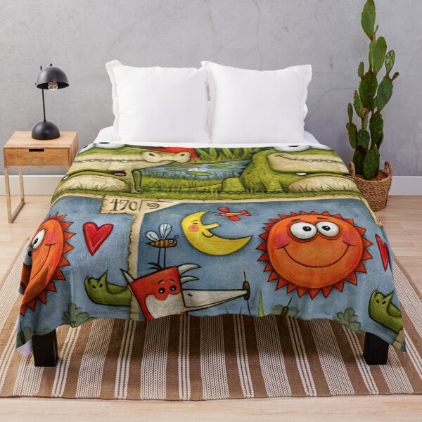 Item preview, Friendly Fox and Alligator Forest Tale designed and sold by Piotrek0001.