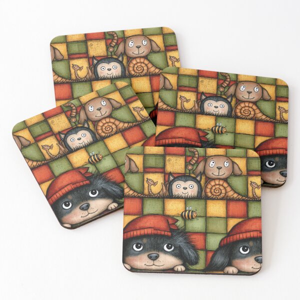 Item preview, Playful Pets and Snail Checkered Mosaic designed and sold by Piotrek0001.