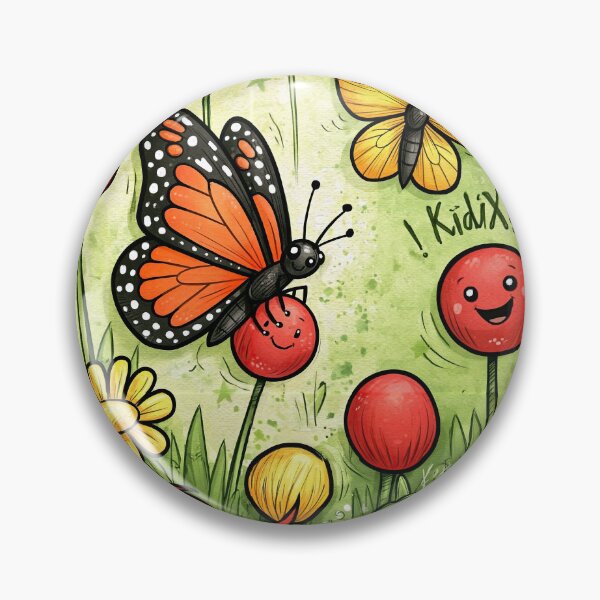 Item preview, Butterfly Bloom Whimsical Nature Art designed and sold by Piotrek0001.