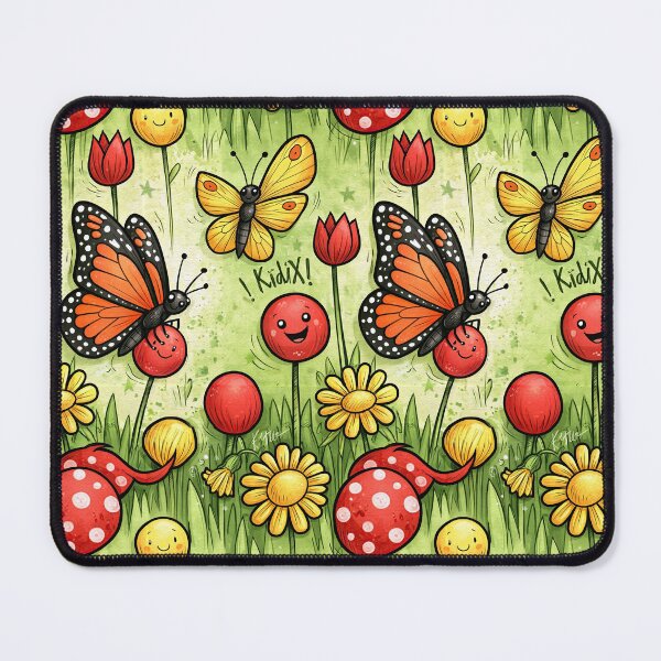 Item preview, Butterfly Bloom Whimsical Nature Art designed and sold by Piotrek0001.