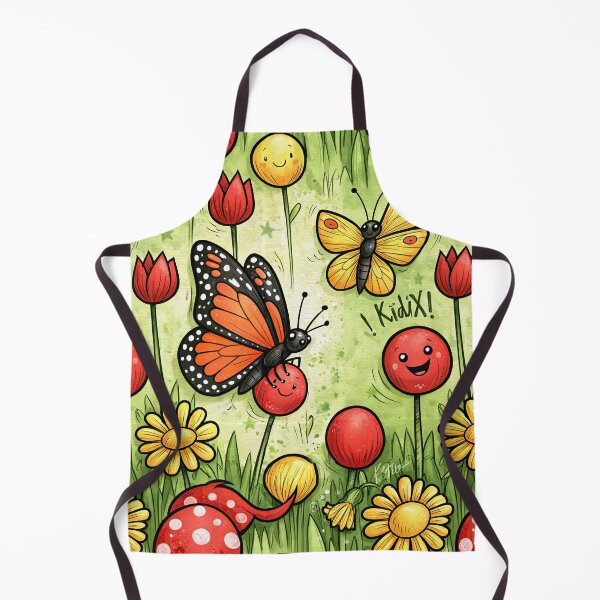 Item preview, Butterfly Bloom Whimsical Nature Art designed and sold by Piotrek0001.