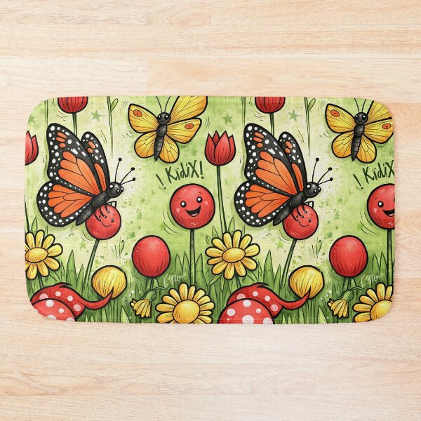 Item preview, Butterfly Bloom Whimsical Nature Art designed and sold by Piotrek0001.