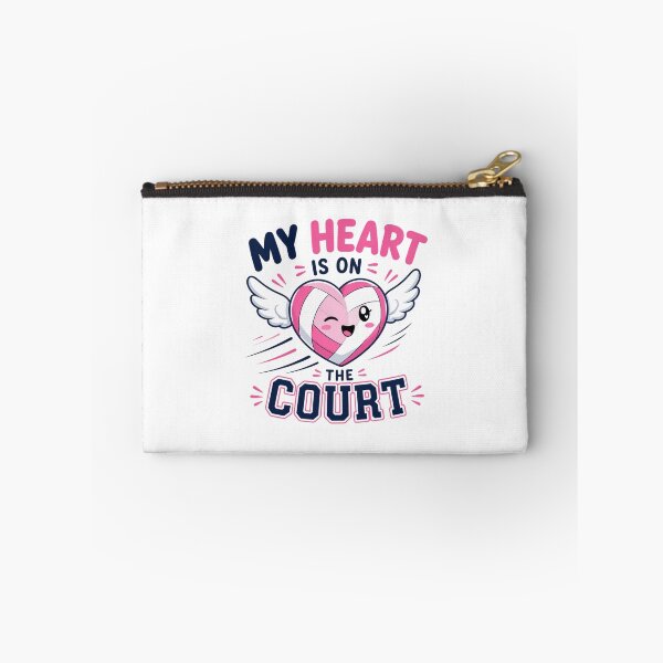 Item preview, My Heart Is On The Court Volleyball T-Shirt  designed and sold by redblink store.
