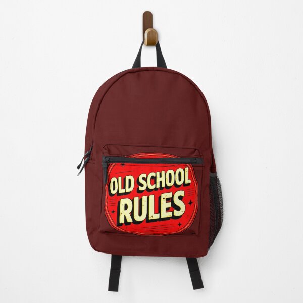 Item preview, Old School Rules | Vintage Retro Badge designed and sold by AstronautMerch.