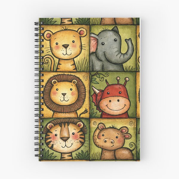 Item preview, Square Animal Portraits Wildlife Grid Art designed and sold by Piotrek0001.
