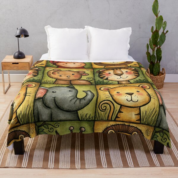 Item preview, Square Animal Portraits Wildlife Grid Art designed and sold by Piotrek0001.