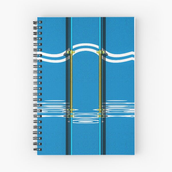Item preview, exterior pipes and twin white line in curve and beach wave ripples designed and sold by mister-john.