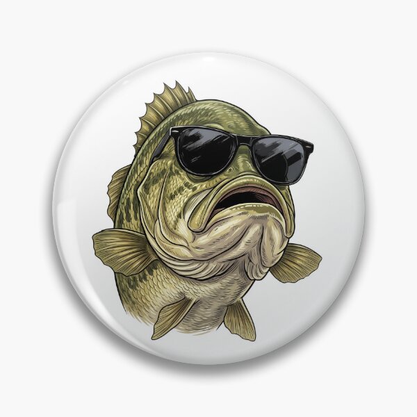 Item preview, Cool Largemouth Bass designed and sold by VelvetRoom.