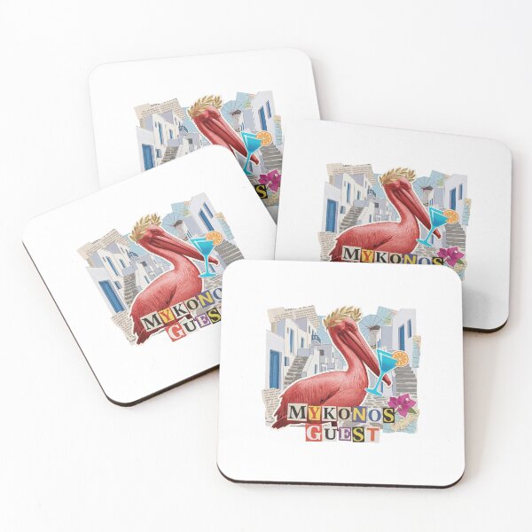 Item preview, Mykonos Greek Islands Summer Vacation Art (T-Shirt, Poster & Sticker) designed and sold by OzzFrequency.