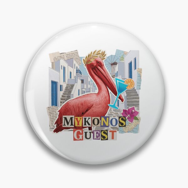 Item preview, Mykonos Greek Islands Summer Vacation Art (T-Shirt, Poster & Sticker) designed and sold by OzzFrequency.