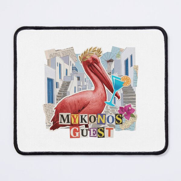 Item preview, Mykonos Greek Islands Summer Vacation Art (T-Shirt, Poster & Sticker) designed and sold by OzzFrequency.