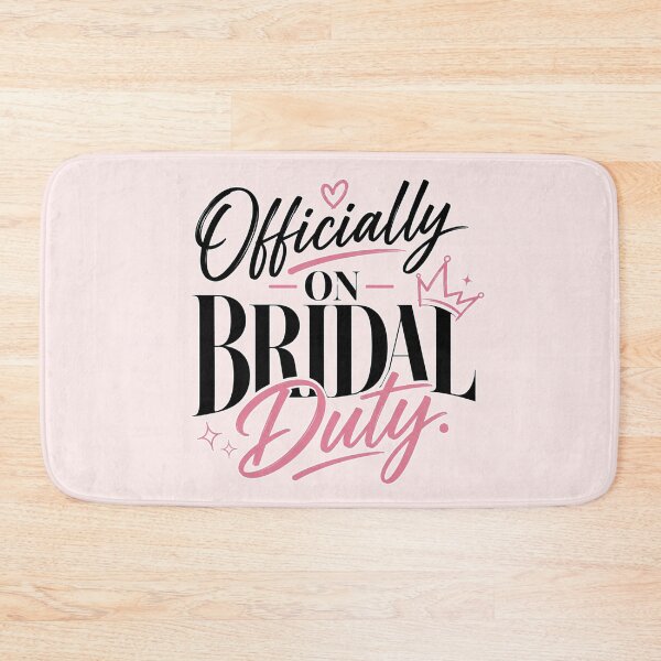 Item preview, Officially on Bridal Duty – Funny Bride to Be & Maid of Honor Wedding Design designed and sold by TheStephanieRome.