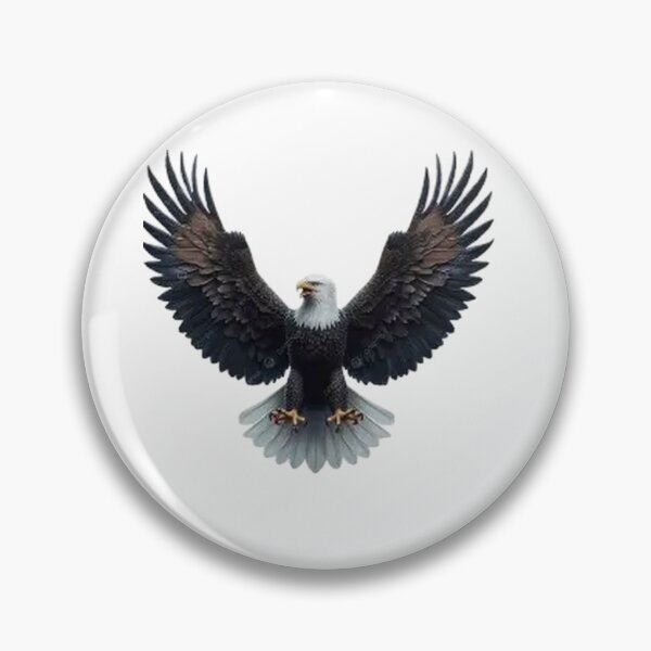 Item preview, Majestic Bald Eagle – American Eagle Freedom & Patriotic Wildlife designed and sold by Dilpreet-Store.
