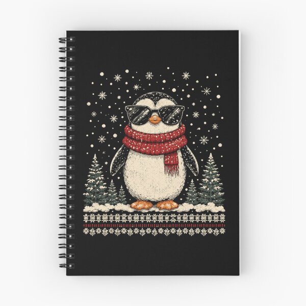 Item preview, Cool Retro Penguin Winter Snowflake Holiday designed and sold by Moizento.