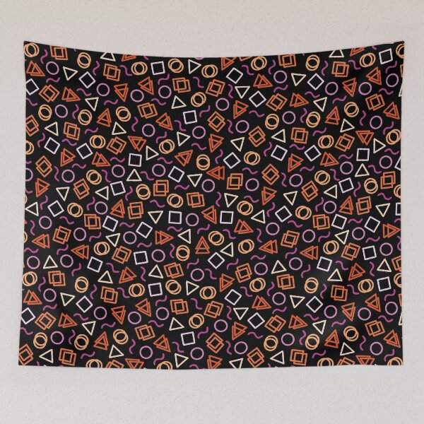 Item preview, Arcade carpet (lesbian flag colors) designed and sold by Crumb and Crow.