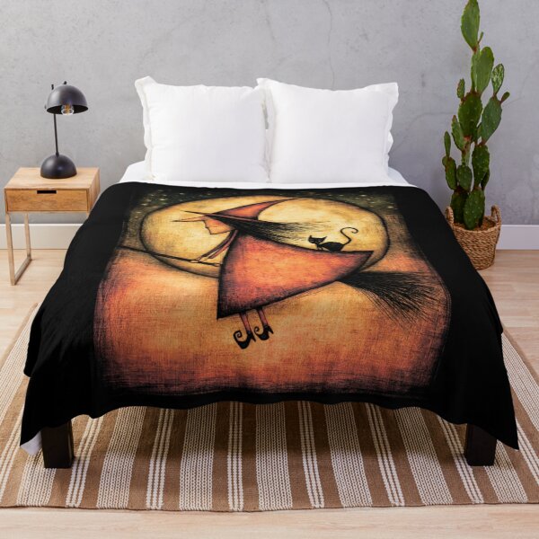 Item preview, Witch on a broomstick. Halloween. designed and sold by MagelliShop.