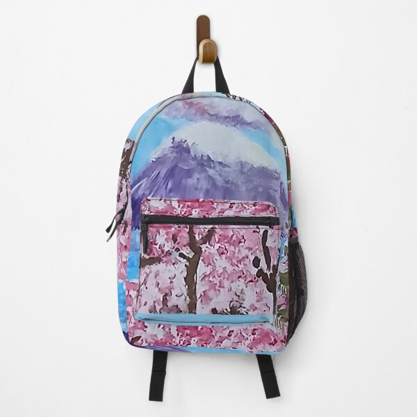 Item preview, Cherry Blossom Trees near Mount Fuji designed and sold by Aquamarineelle.