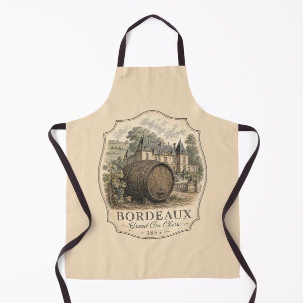 Item preview, The Bordeaux 1855 Engraving | Premium Wine Heritage Emblem designed and sold by FadedFrequency.