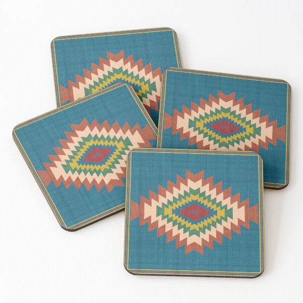 Item preview, Southwestern American Boho Geometric Cushion Pattern designed and sold by Momoko-Hikaru.
