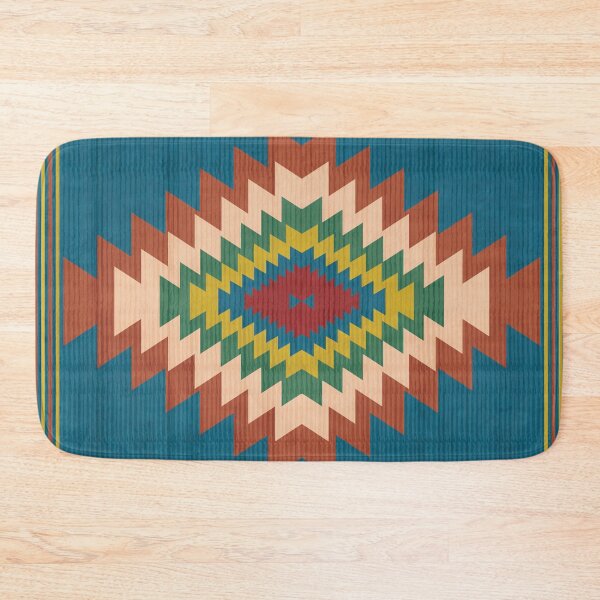 Item preview, Southwestern American Boho Geometric Cushion Pattern designed and sold by Momoko-Hikaru.