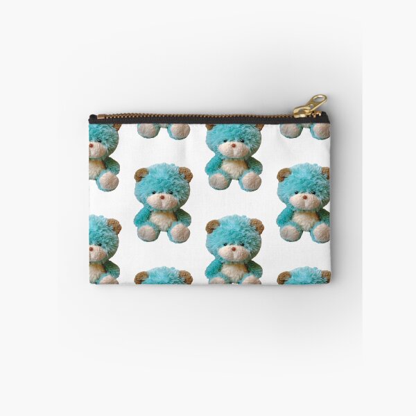 Item preview, Fluffy Mint Blue Teddy Bear Plushie | Cute Pastel Bear Aesthetic designed and sold by cutepid.
