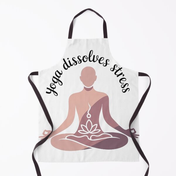 Item preview, Yoga Dissolves Stress Meditating Figure for Yoga Practice designed and sold by 108stillness.