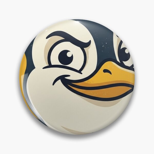 Item preview, Confident Penguin Funny Retro Sticker designed and sold by RoyArt0.