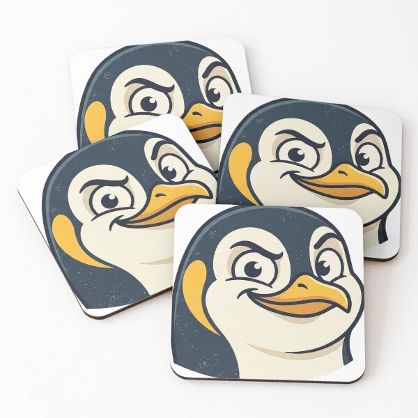 Item preview, Confident Penguin Funny Retro Sticker designed and sold by RoyArt0.