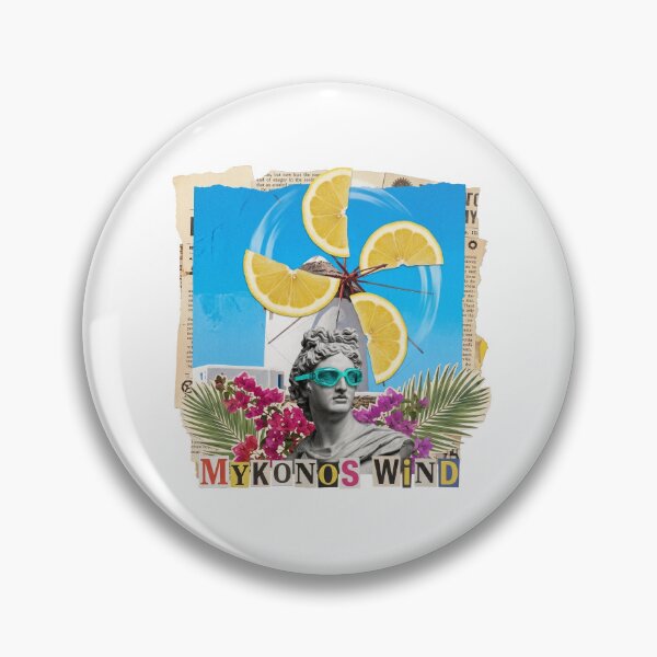 Item preview, Mykonos Greek Islands Summer Vacation Art (T-Shirt, Poster & Sticker) designed and sold by OzzFrequency.