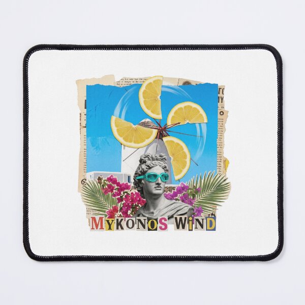 Item preview, Mykonos Greek Islands Summer Vacation Art (T-Shirt, Poster & Sticker) designed and sold by OzzFrequency.