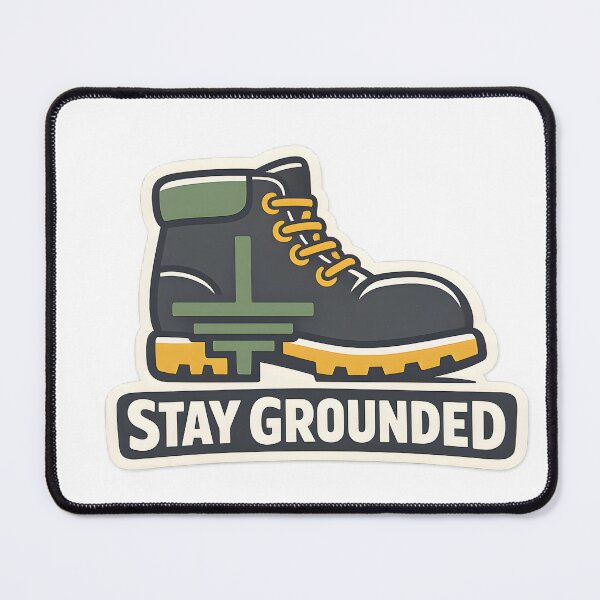 Item preview, Stay Grounded Electrician Minimal Workwear Design designed and sold by Naviora.