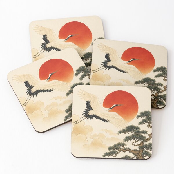 Item preview, Crane of the Rising Sun designed and sold by UTA-UTA.