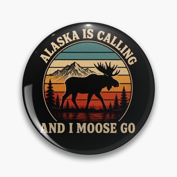 Item preview, Alaska Is Calling And I Moose Go Funny Hunting designed and sold by gordonbwyashop.