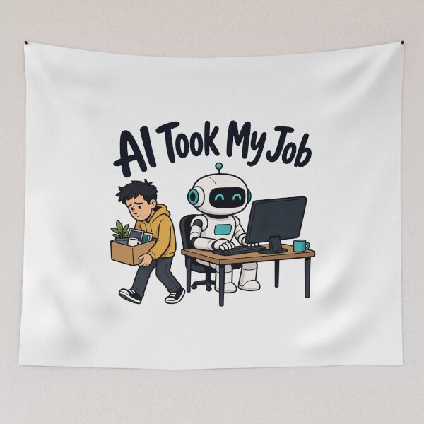 Item preview, AI Took My Job designed and sold by musthavewords.