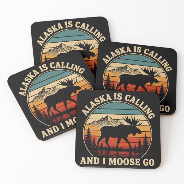 Item preview, Alaska Is Calling And I Moose Go Funny Hunting designed and sold by gordonbwyashop.