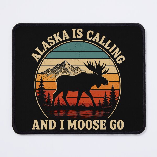 Item preview, Alaska Is Calling And I Moose Go Funny Hunting designed and sold by gordonbwyashop.