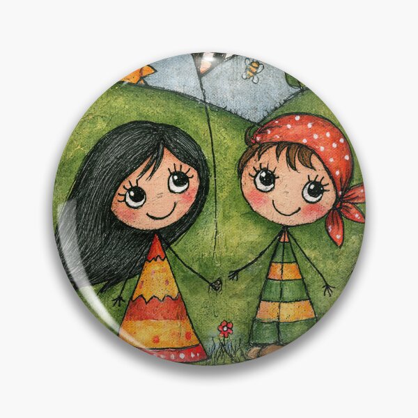 Item preview, Green Hills and Happy Children Landscape designed and sold by Piotrek0001.