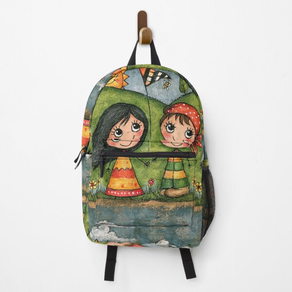 Item preview, Green Hills and Happy Children Landscape designed and sold by Piotrek0001.