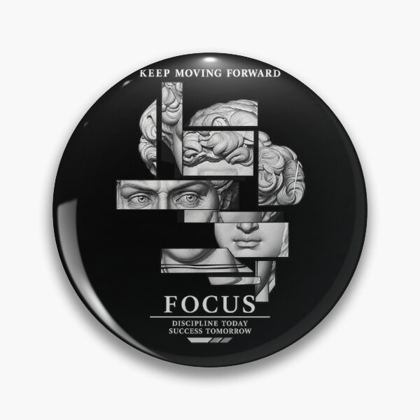 Item preview, Classical Statue Focus Motivation Shirt designed and sold by RedaSouq.