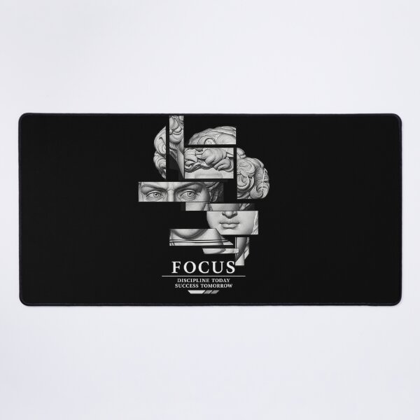 Item preview, Classical Statue Focus Motivation Shirt designed and sold by RedaSouq.