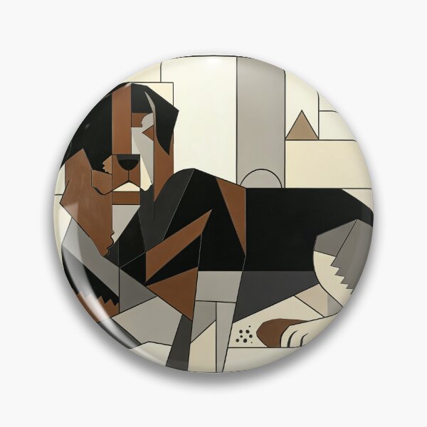 Item preview, cubist animal artwork designed and sold by forget45studio.