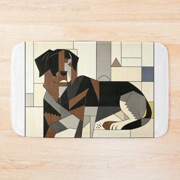 Item preview, cubist animal artwork designed and sold by forget45studio.