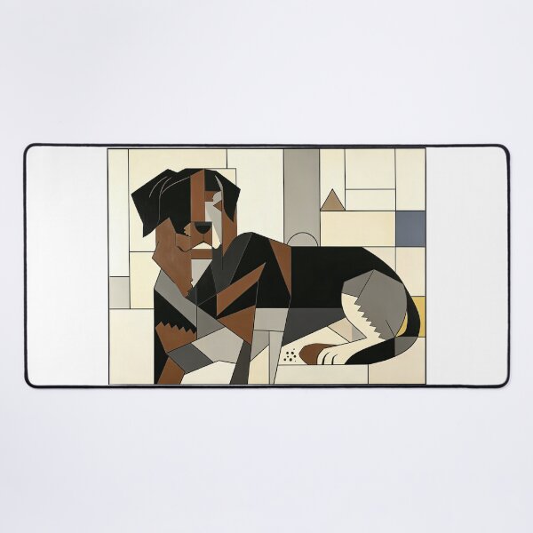 Item preview, cubist animal artwork designed and sold by forget45studio.