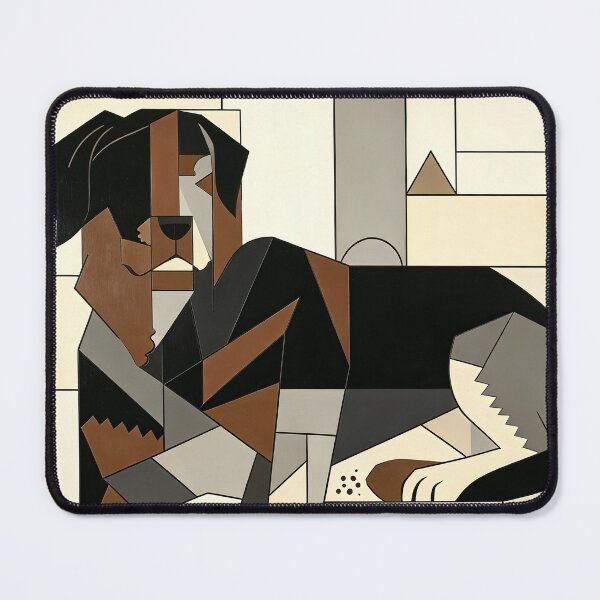Item preview, cubist animal artwork designed and sold by forget45studio.