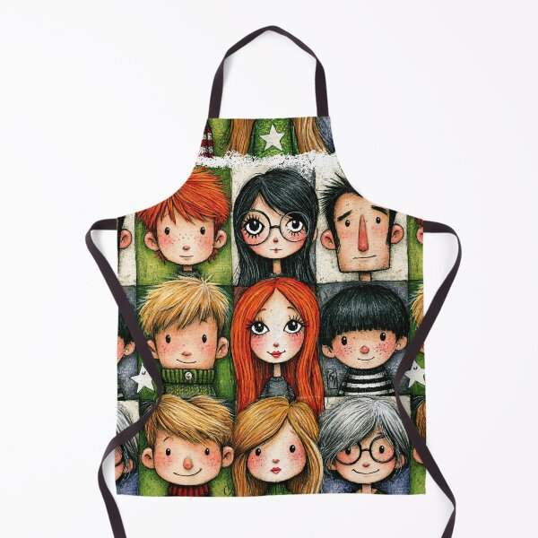 Item preview, Diverse Children Portrait Grid Art Poster designed and sold by Piotrek0001.